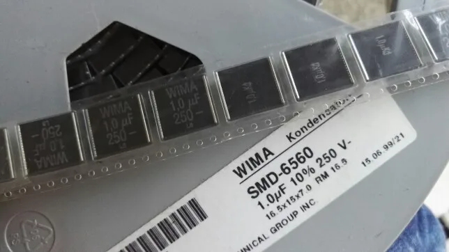 2 шт./5 шт. Оригинальный Новый 1 мкФ 250V Германия WIMA SMD патч конденсатор лихорадки