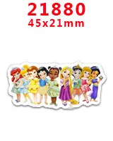21880 30 шт мультяшный персонаж плоское украшение из смолы PR 25863 - Цвет: 21880