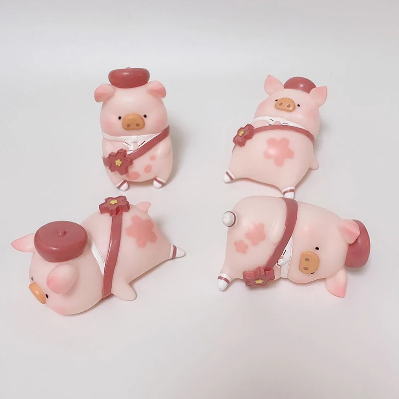 

8cm Net Red LULUPIG Season Limited Figure Anime Action Figure PVC Eraser Head Collection Model Dolls Toys for Gifts