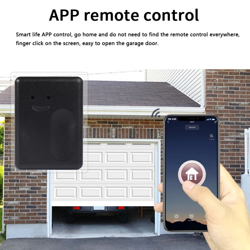 

For Ewelink WiFi Switch Garage Door Controller for Car Garage Door Opener APP Remote Control Timing Voice Control Alexa Google