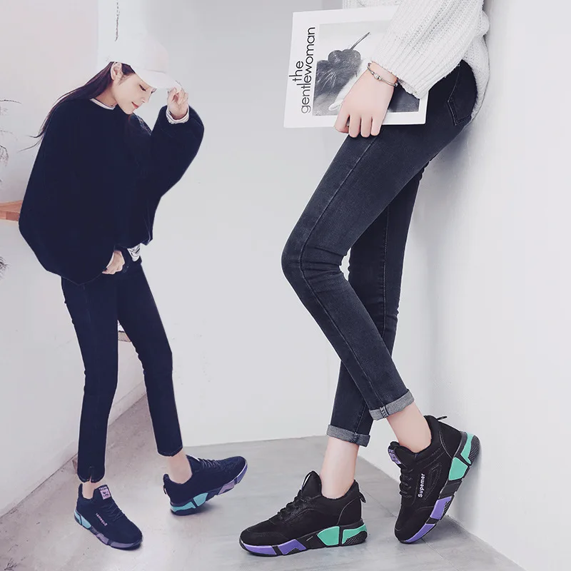 

Dad Shoes Women's INS Fashion Autumn And Winter Elevator Athletic Shoes Women's Autumn And Winter Versitile Fashion Lady Casual