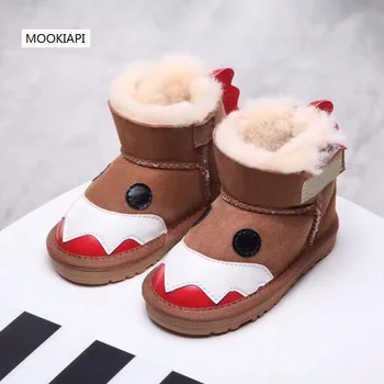 

In 2019, Australia's latest sheepskin and fur shoes, pure wool toddlers'high-quality snow boots, free delivery.