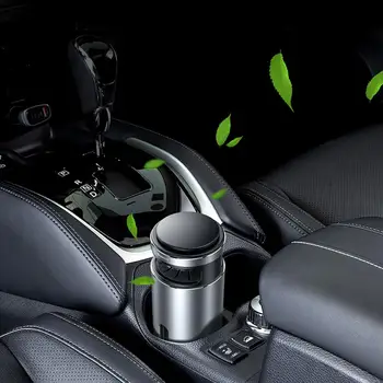 

Multifunctiona USB Car Air Purifier Portable Air Cleaner Ionizer With HEPA Filter Activated Carbon Freshener For Home Car