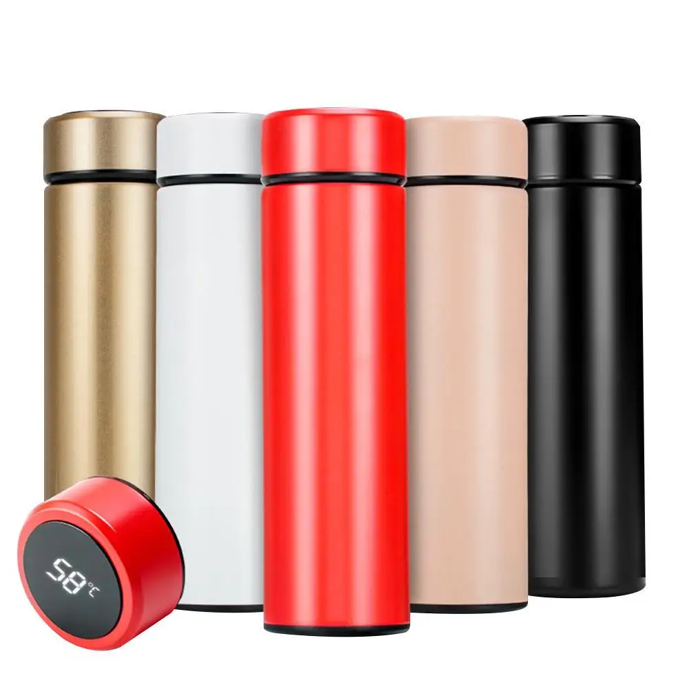500ML-1Liter Stainless Steel Thermos Bottle with LED Temperature Display  Sus304 Tea Water Bottle Vacuum Flask Portable Cups - AliExpress