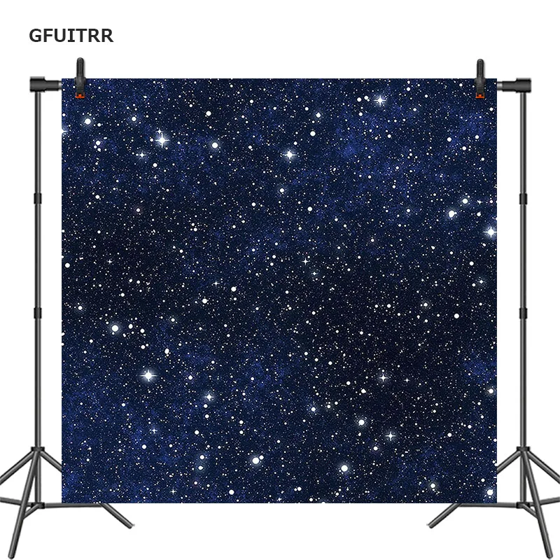GFUITRR Галактическая фотография фон для дня рождения Мерцающая маленькая звезда