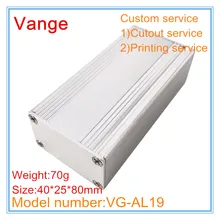 1 шт./лот металлический корпус корпуса 40*25*80 мм 6063-T5 алюминиевые Чехлы для инструментов diy для переноски оборудования