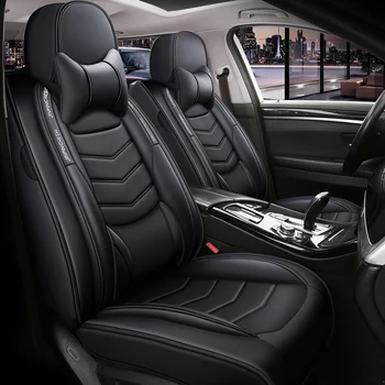 

Full Coverage Eco-leather auto seats covers PU Leather Car Seat Covers for nissan versa x-trail t30 t31 t32 xtrail