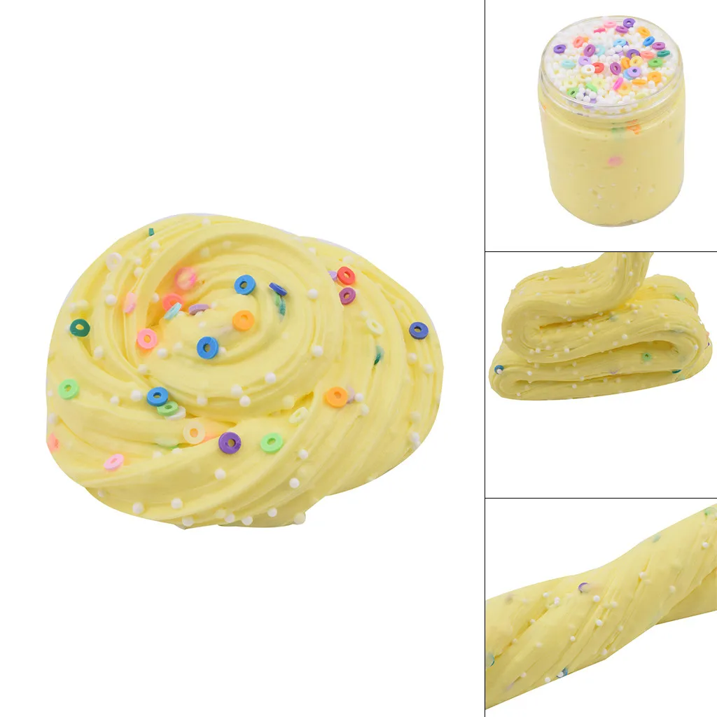 Foam Ball Clay Could Slime Putty Scented Stress Kids Clay Toy slime container pate a modeler enfant W1004