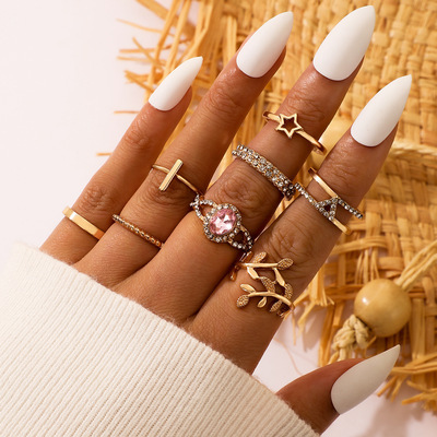 New Ins Temperament Pearl Ring For Women Fashion And Popular Opening Adjustable Ring Retro Combination Banquet Gift
