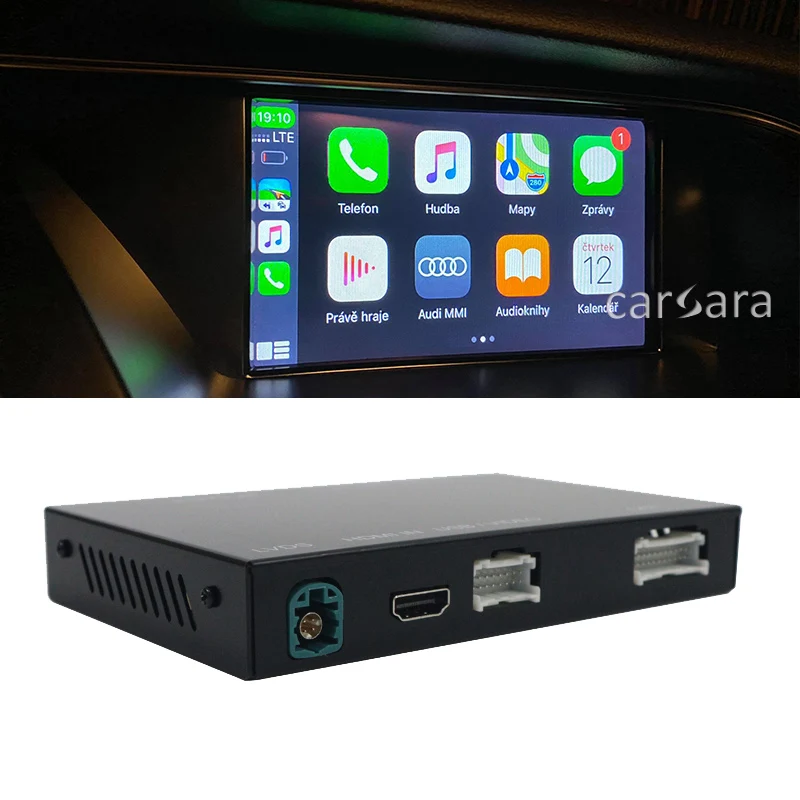 Wireless Apple CarPlay for A3 A4 A5 A6 A7 A8 Q3 Q5 Q7 S3 S4 S5 S6 S7 Bluetooth box module radio system upgrade navigation device