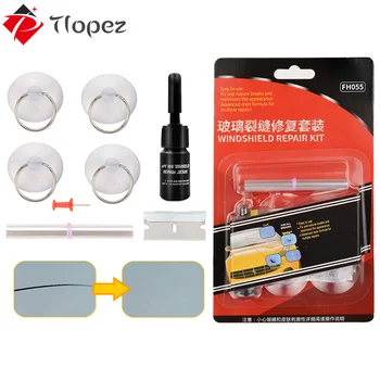 

Windshield Glass Repair Kit Cracked Car Window Repair Set Big Chip Glass Crack Windscreen Restore Windshield Repairing Tools D4