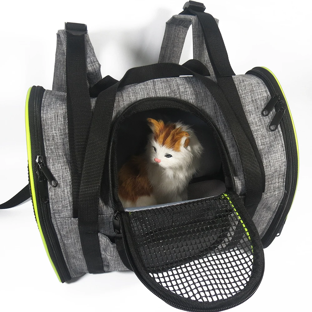 Рюкзак-переноска для кошек, многофункциональный складной рюкзак для питомцев, щенков, собак, кошек, автомобильных сидений, корзина для переноски кошек, сумка-рюкзак для домашних животных, дорожная сумка-переноска