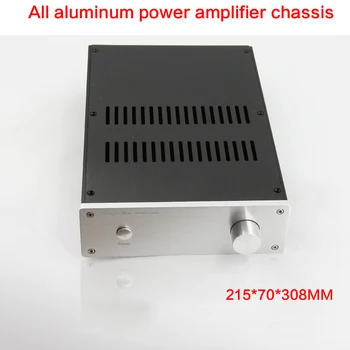 

DIY All-aluminum Power Amplifier Chassis 2207 Audio Shell Power Supply Shell Amplifier Chassis with RCA Terminal 215*70*308MM