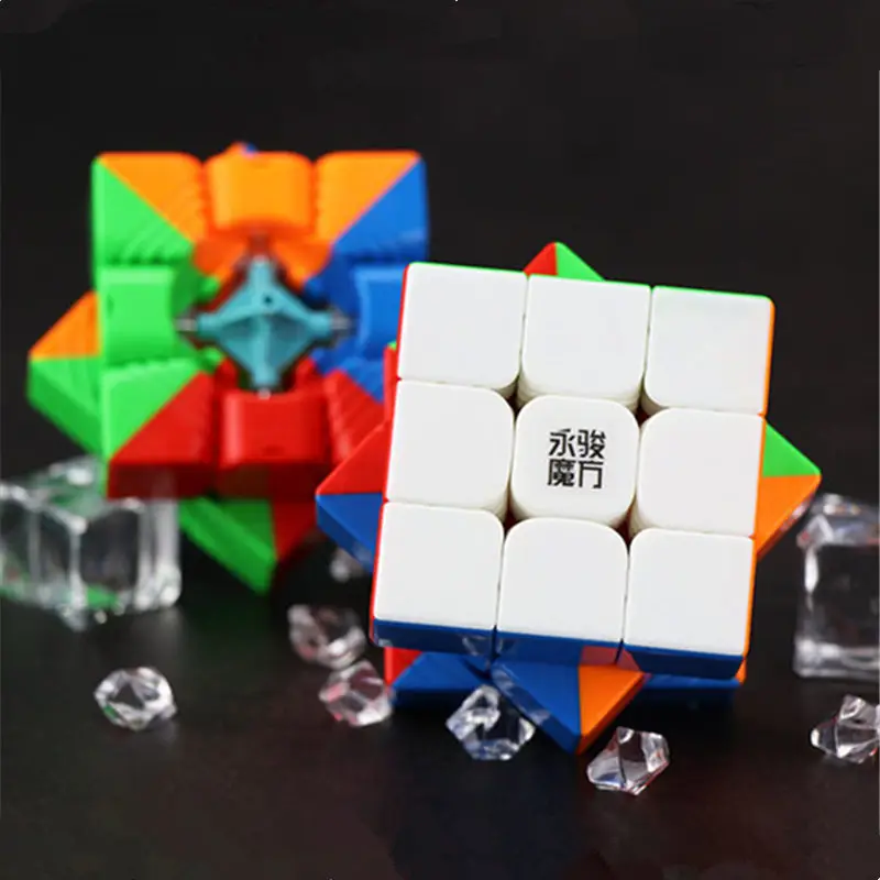 Последняя новинка, магнитный куб 3x3 головоломка куб Yongjun Yulong V2 м Cubo Магнитная 3x3x3, волшебный куб, развивающие игрушки Скорость кубики для малышей