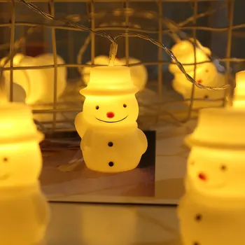 

BRELONG Christmas Snowman LED String Lights Festival Decoration Light Cartoon 1.5M 10LEDs Battery Powered