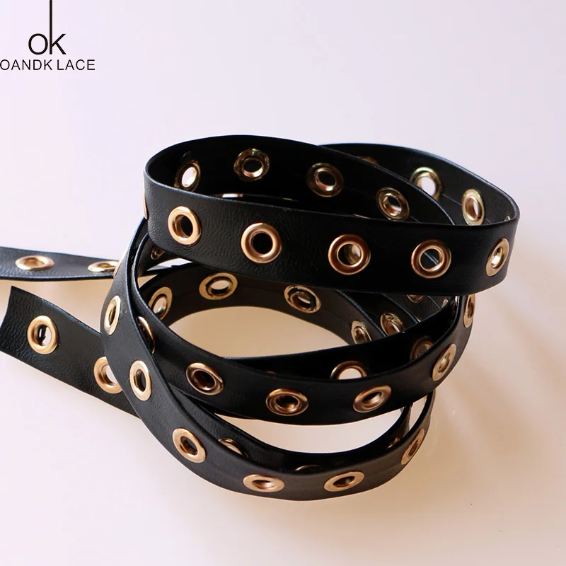 PU Composite Molding Rivet Eyelet Decoration 1 yard pu decoration