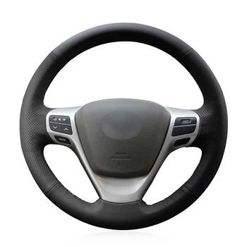

Black Artificial Leather Car Steering Wheel Cover for Toyota Verso EZ Avensis