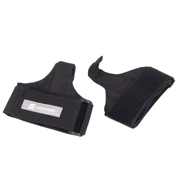 

2Pcs Fitness Gloves Weight Lifting-Hook Wrist Straps Glove Weightlifting Strength Training Gym Fitness Hook Weight Lifting Glove