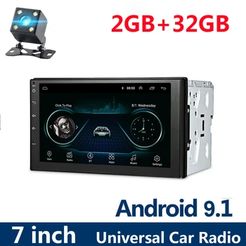 

Android 9.1 2 Din Car Radio Multimedia Video Player 2din 7" Universal auto Stereo Autoradio WIFI Bluetooth GPS Audio Mirrorlink