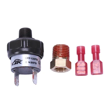 

90-120psi 12 Volt Compressor Air Pressure Switch For Air Ride Assist