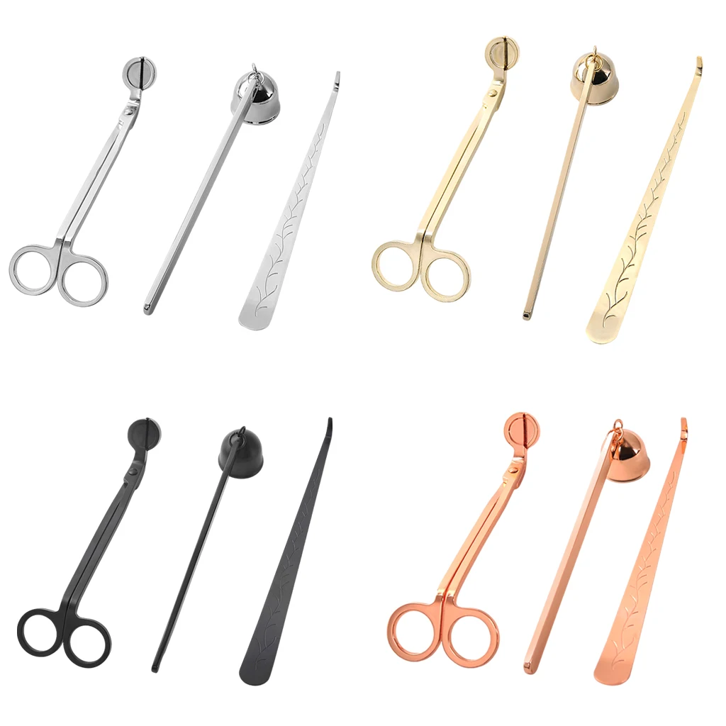 3 шт./компл. лампы в форме свечи снаффер триммер крюк Нержавеющая сталь класса