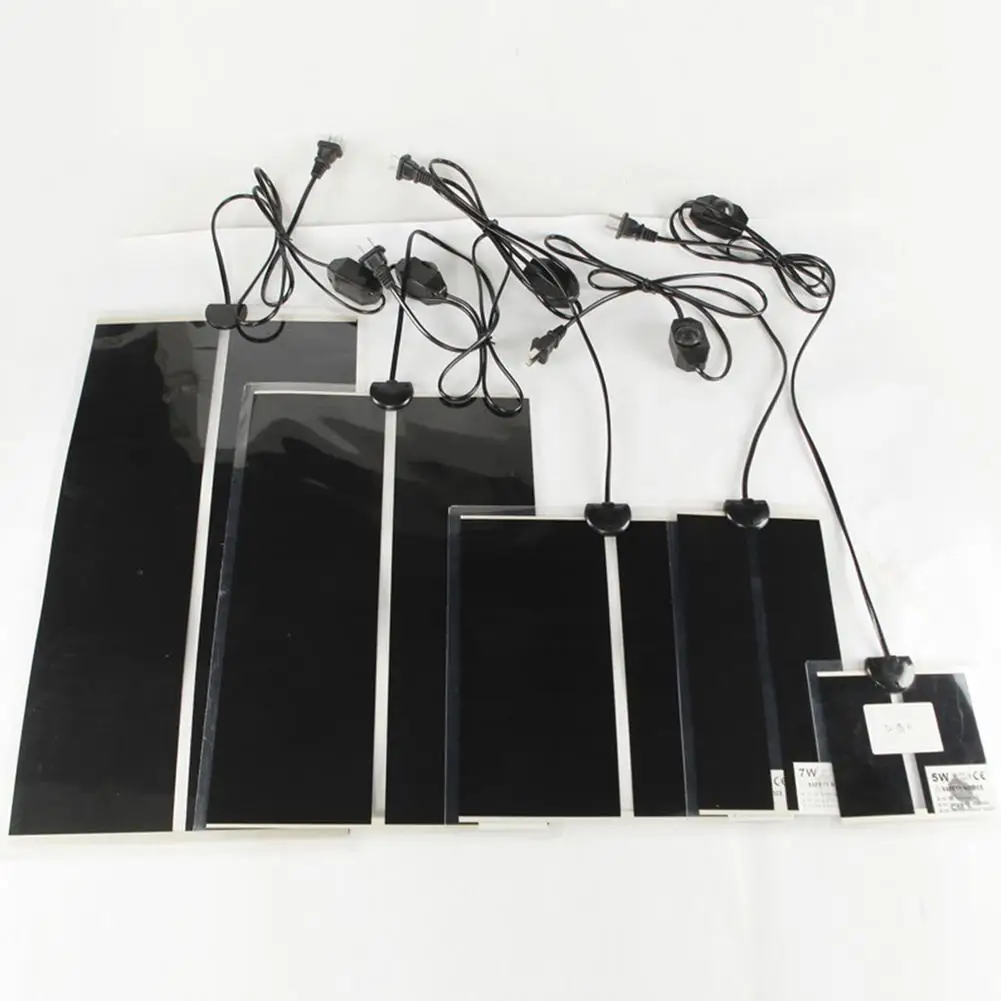 5-35W Terrario Rettili Tappetino Termico Arrampicata Pet Riscaldamento Cuscinetti Caldi Regolatore Di Temperatura Regolabile Mat S Rettili Forniture