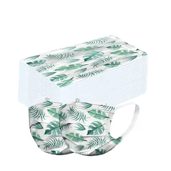 

In stock Fast delivery Disposable mouth protective face mask Adult use Three-layer meltblown cloth combination Masks Mascarilla