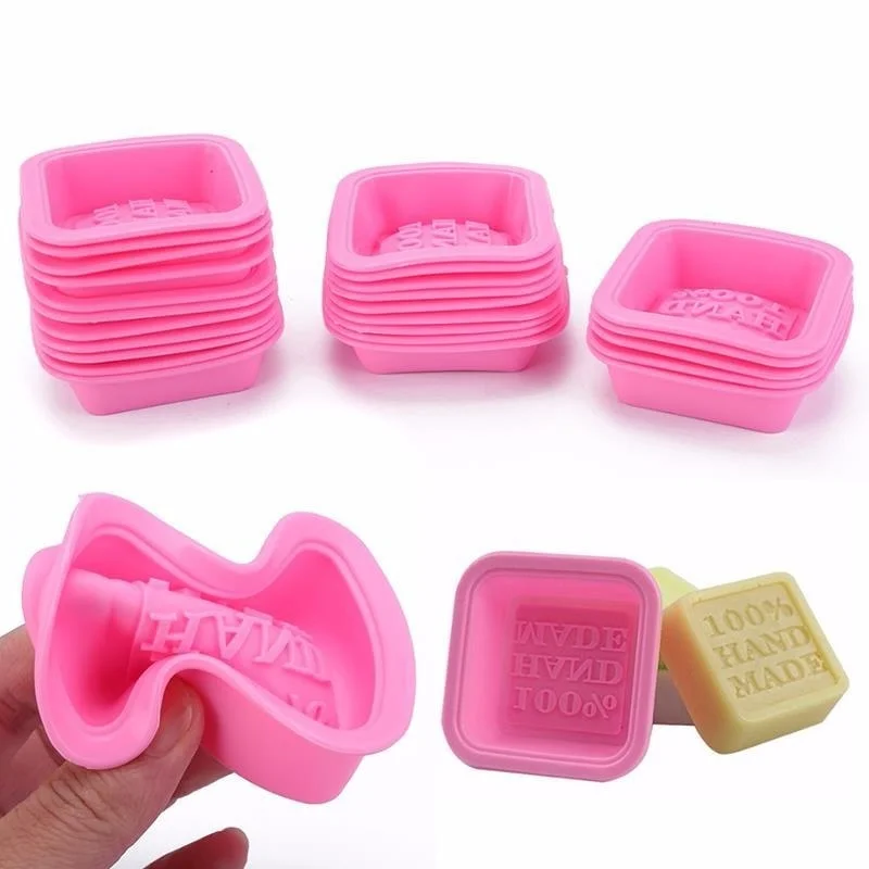 Silicone Oven Handmade Soap Molds DIY Fondant Cake Decorating Tool 5PCS/3PCS