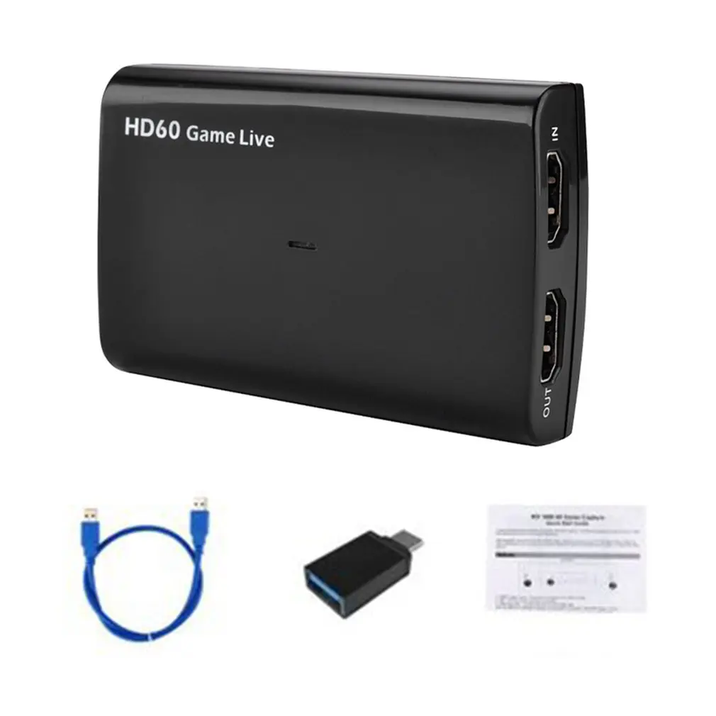 

HDMI USB3.0 Capture Game Live Box 4k Ultra Hd Microphone Input Game Live Device Video Conferences Film Production Devices