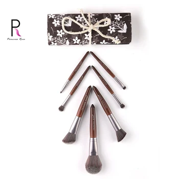 

Princess Rose 7pcs High Quality Elegant Chinese Style Beauty Makeup Brush Set Assembly Exquisite Makeup Bag кисти для макияжа