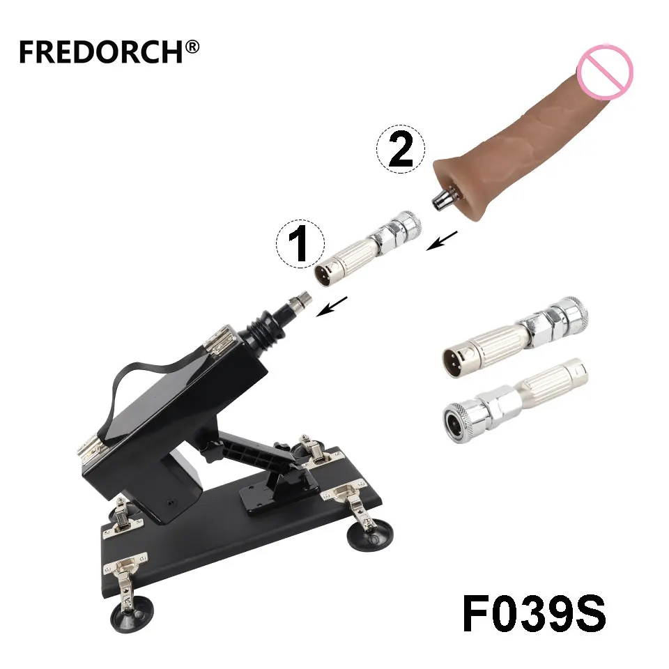 FREDORCH 3XLR Connector Adapter Change To vac-u-lock Or Quick Air Interface Attachements Use On Automatic Sex Machine F039S