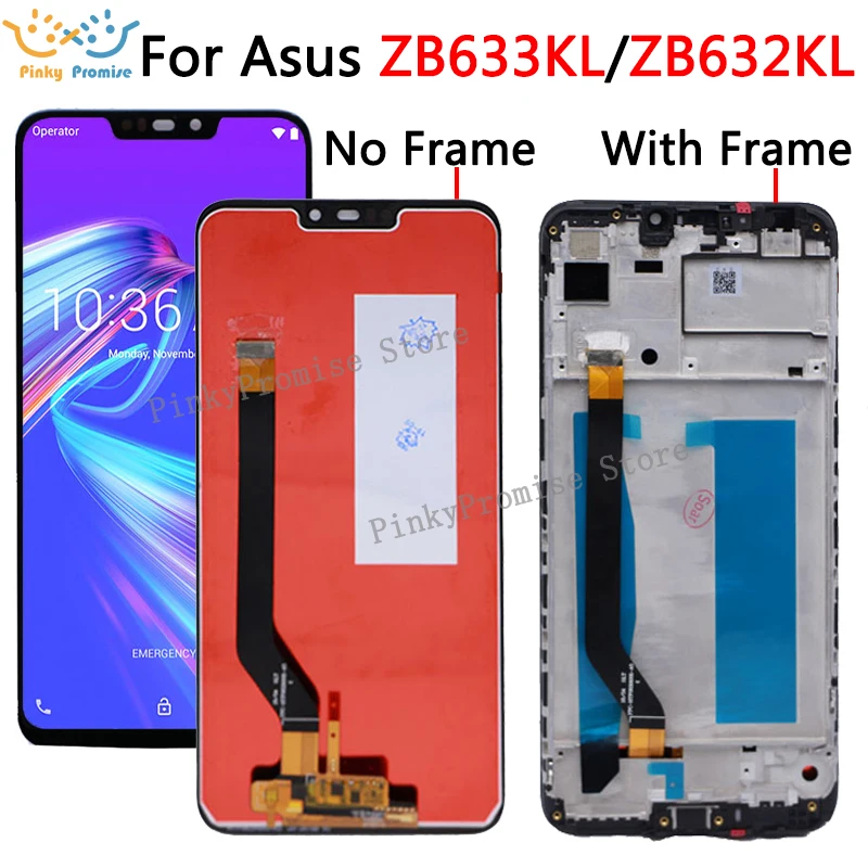 ЖК-дисплей и дигитайзер сенсорной панели для Asus Zenfone Max M2 ZB633KL/ZB632KL X01AD 6 26 дюйма с