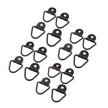 

Heavy Duty Black Steel D-Ring Attachment On Cargo Attachment Anchor For Trailer