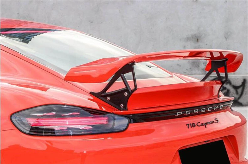Спойлер для Porsche 718 Cayman Boxster Высокое качество FRP праймер крыло выступ спойлеры