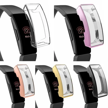 

Case Protector For Fitbit Inspire Watch Electroplated Watch Screen For Fitbit Inspire Cover Shockproof Bumper Case Cover Fundas