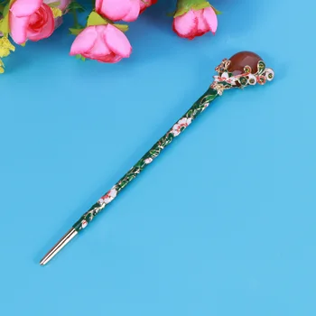 

Vintage Hair Chopsticks Hair Decor Chinese Hairpins Ancient Hair Clip Hair Stick (Red)