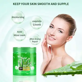 

Natural Aloe Vera Gel 150/200/250ml Snail Face Creams Smoothing Acne Treatment Cream Repairing Moisturizer Gel For Skin W6E7