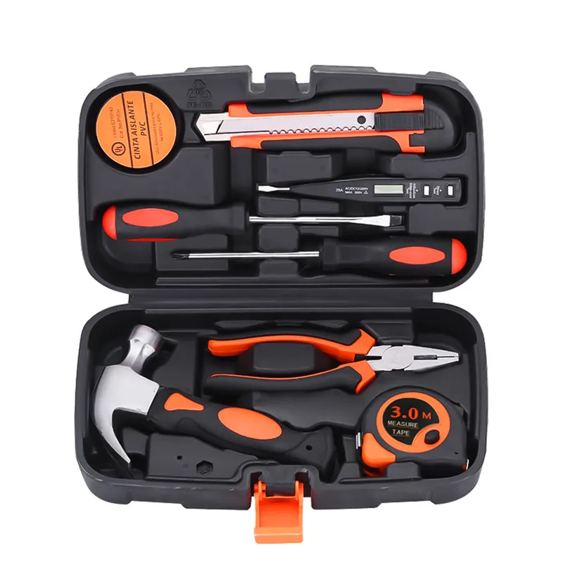 hand tools set Набор ручных инструментов, инструменты для ремонта дома, DIY Деревообрабатывающие инструменты для смартфона, ноутбука, планшета, часов, набор инструментов для ремонта - Цвет: hand tools set