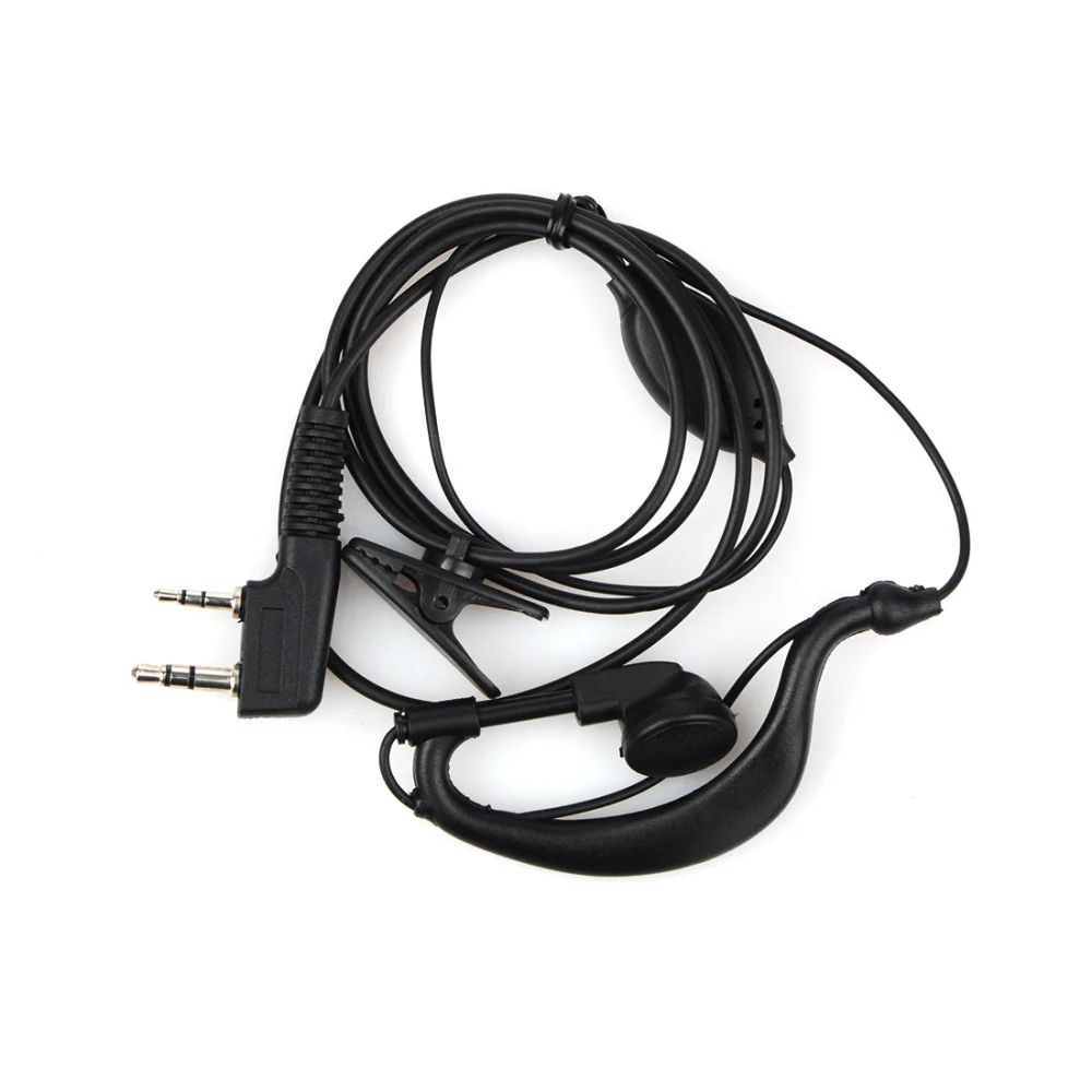 Акустическая трубка PTT Mic портативная рация с наушниками гарнитура для Kenwood Baofeng