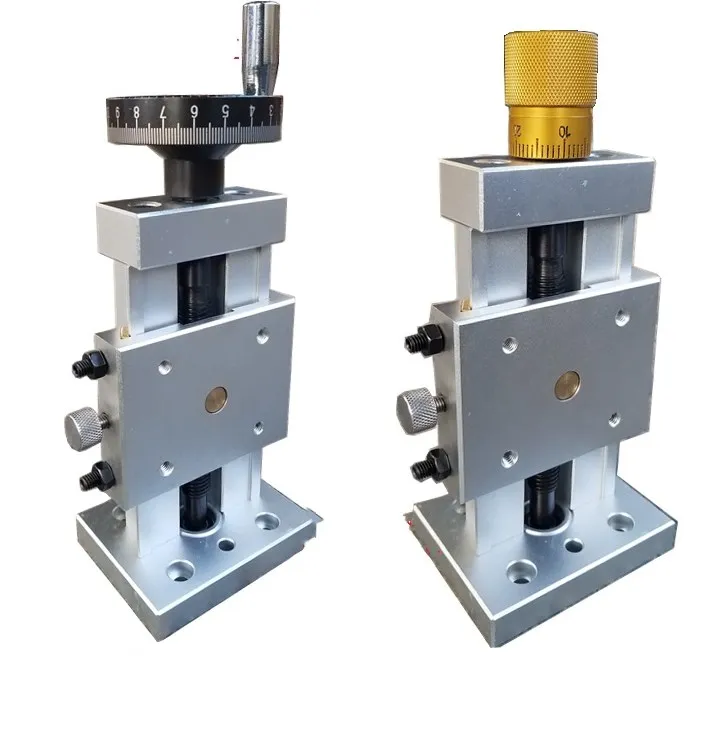 

Платформа по оси Z для точного вертикального раздвижного стола, рабочий стол, паз «Ласточкин хвост», скользящий винт для стола