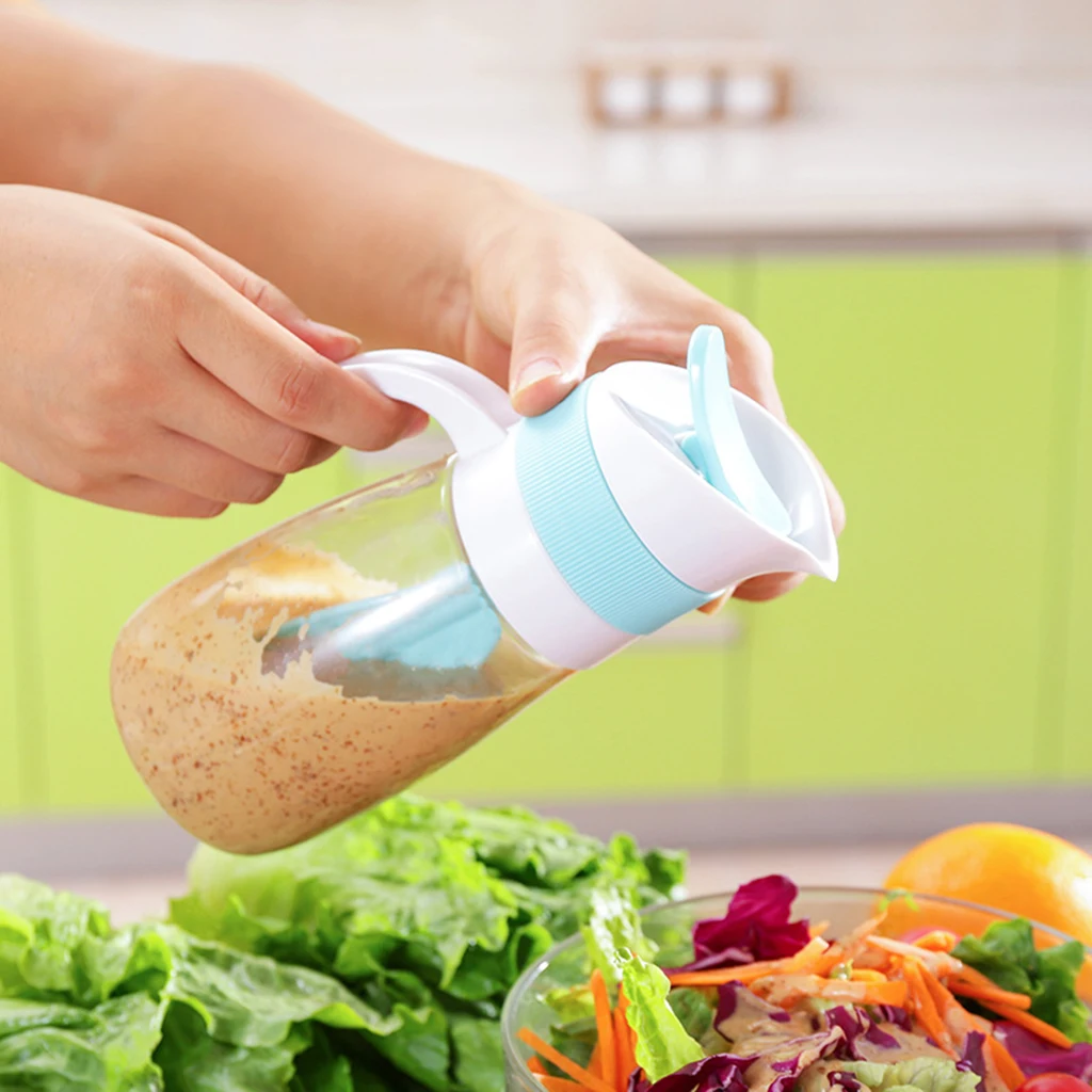 Multifunctional Salad Dressing Mixer Sauce Cream Squeeze Dispenser Container