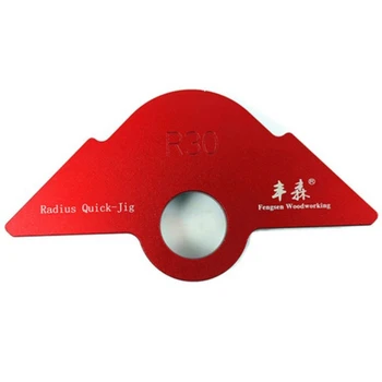

Trimming Machine Engraving Machine R Angle Round Corner Round Arc Woodworking Semicircle Quick Positioning Template Tools