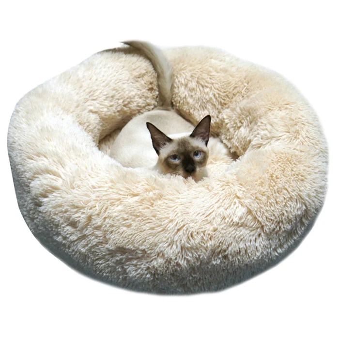 Pet плюшевый пончик Cuddler кошки кровать теплый мягкий утолщенный усиленный коврик для собак и щенков Подушка HYD88