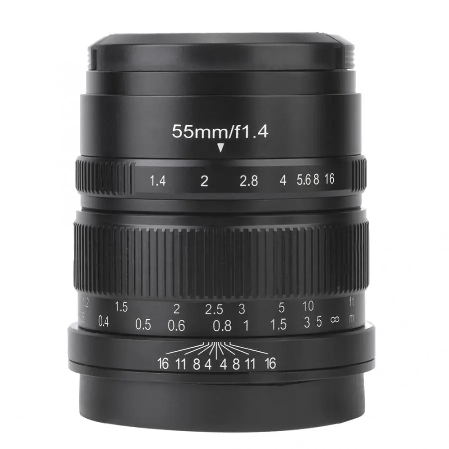 

7artisans Focus Lens 55mm F1.4 Large Aperture Portrait Prime Manual Fixed Focus Lens For Leica T-mount TL TL2 CL