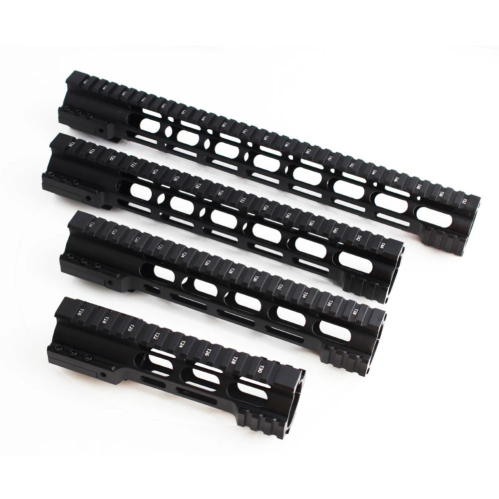 Magorui AR15 M4/M16 поплавок M-LOK Quad Rail Handguard Пикатинни 7/10/12/15/дюймов со стальной бочкой гайка для охоты