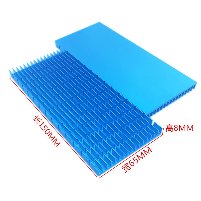 1 шт. Высокое качество высокой мощности полупроводниковый Холодильный лист 150*65*8 мм алюминиевый профиль радиатора теплоотвод