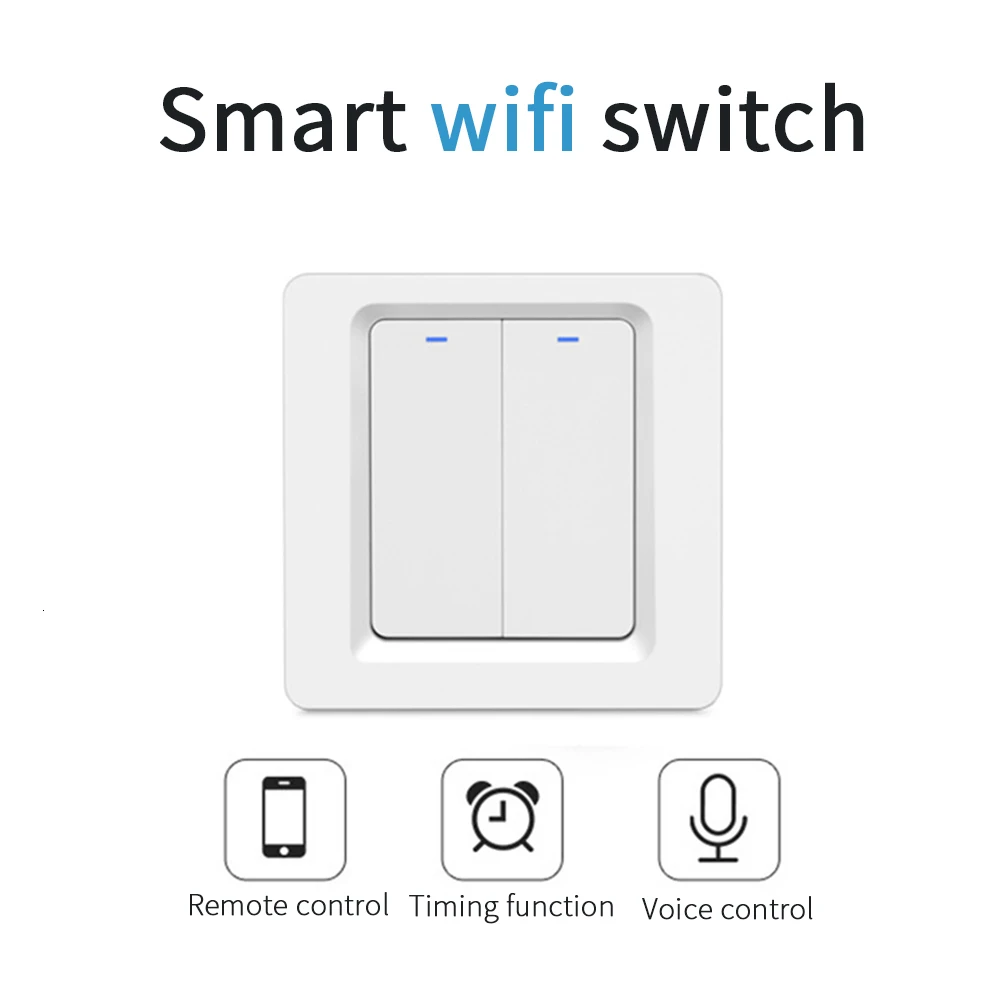 Wi Fi дистанционный переключатель освещения Кнопка приложение дистанционного