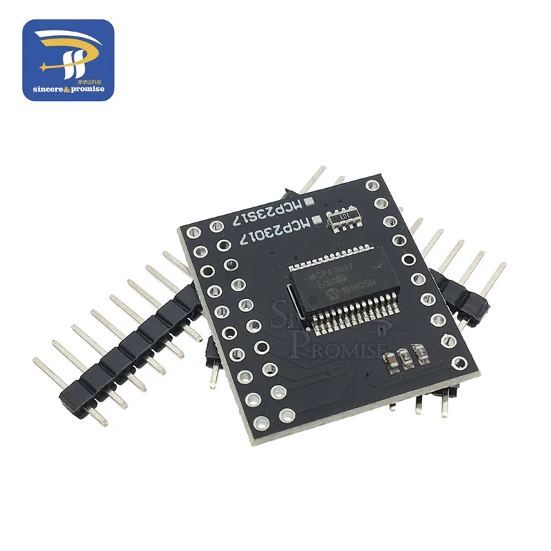MCP23017 модуль с последовательным интерфейсом IIC I2C SPI MCP23S17 двунаправленный 16-бит I/O расширитель шпильки 10 МГц для Arduino MCP23017-E/SS