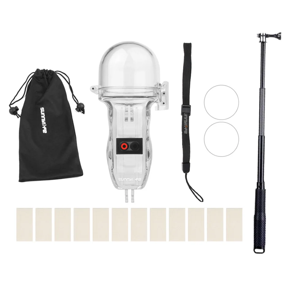Waterproof Case Ручной карданный аксессуар для DJI Osmo Карманный водонепроницаемый корпус коробка для дайвинга красный/пурпурный/розовый фильтр объектива для Osmo Карманный - Цвет: Waterproof Case