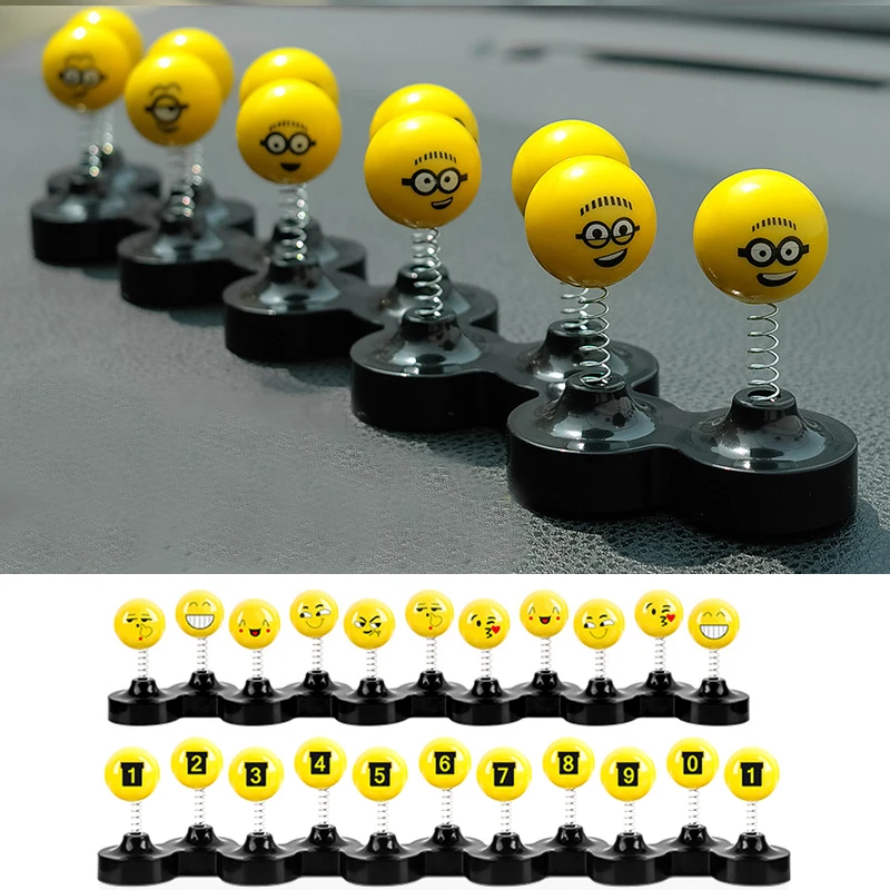 Eliteson 高品質の漫画の車のインテリア人形 きらめくナンバープレート 明るいダッシュボードのおもちゃ 自動装飾 Ornaments Aliexpress